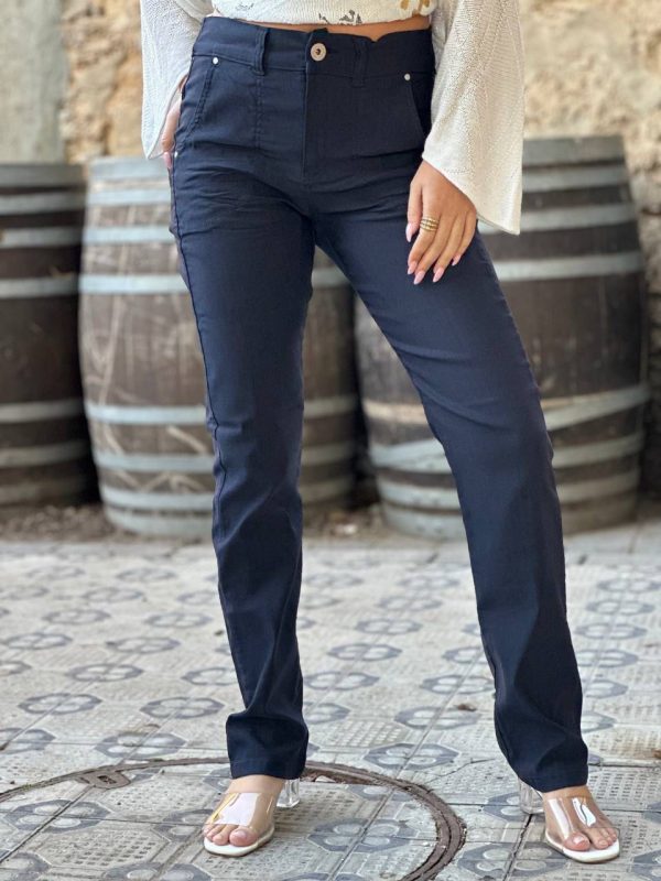 ⁦מכנס פרטו גזרה ישרה⁩ – תמונה ⁦5⁩